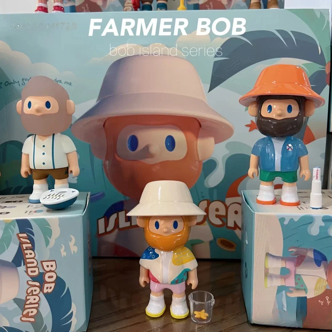 FARMER BOB 5 Generation Island Series Blind Box Toys Guess Bag Mystery Box Anime Figure Model Doll Figure carine Regali di compleanno