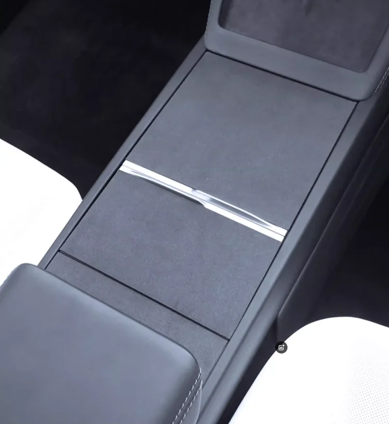 For Tesla Model Y Juniper Model 3 highland 2025 Interior Decor Sticker Center Console Wrap Kit Velet Suede Trims