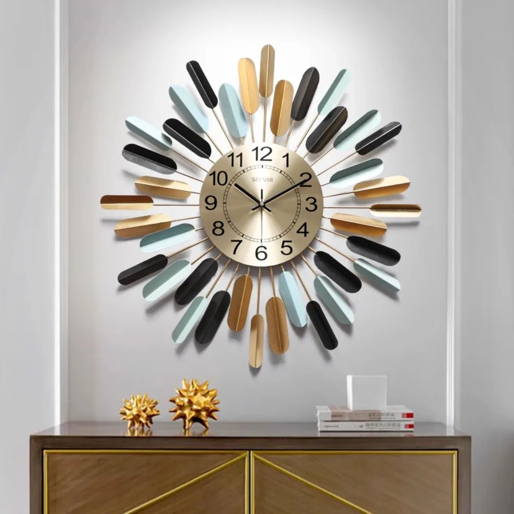 Wall Clock Modern Wall Clock Needle Elegantluxury Large Wall Clock Digital Living Room Unusual Reloj Pared Decoration Home Decor