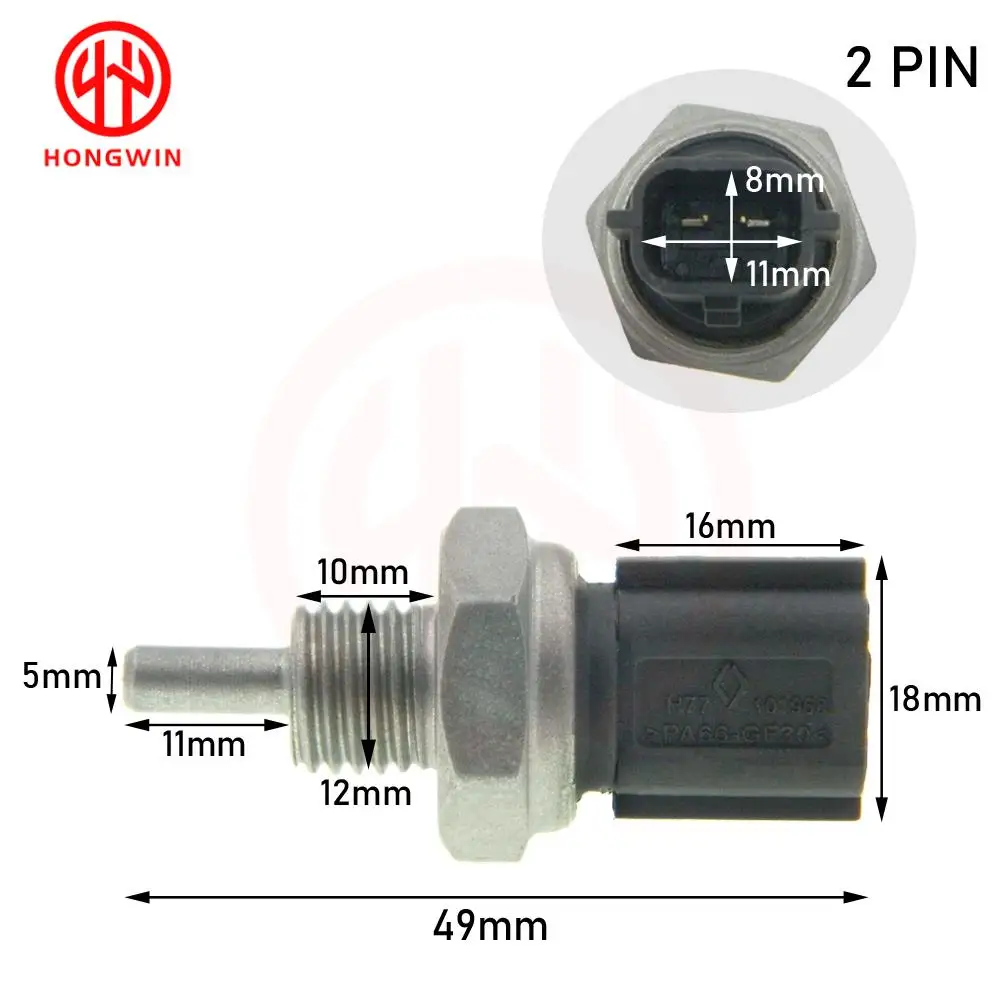 1/10PCS New Coolant Water Temperature Sensor 8200720768 Fits RENAULT MEGANE CC I II Cabriolet Coupe Cabriolet 1.4 1.6 2.0 DCi
