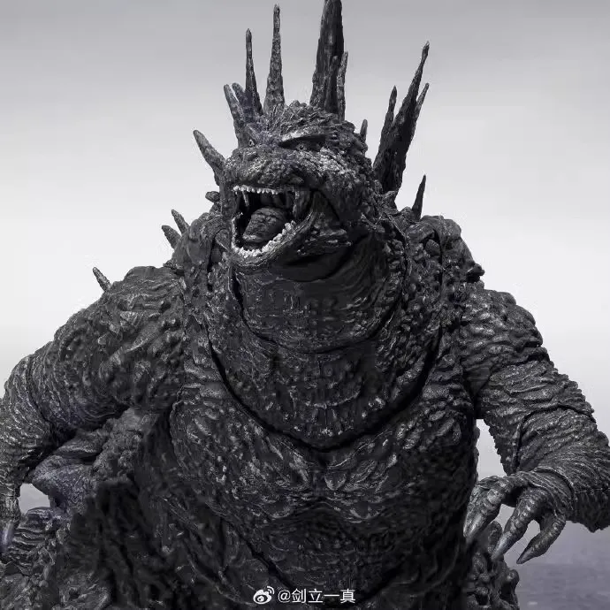 Bandai-figura de acción de S.H.Monsterarts Godzilla-1,0, película negra y blanca, 2023 Godzilla Minus One juguetes para niños, regalo gratis