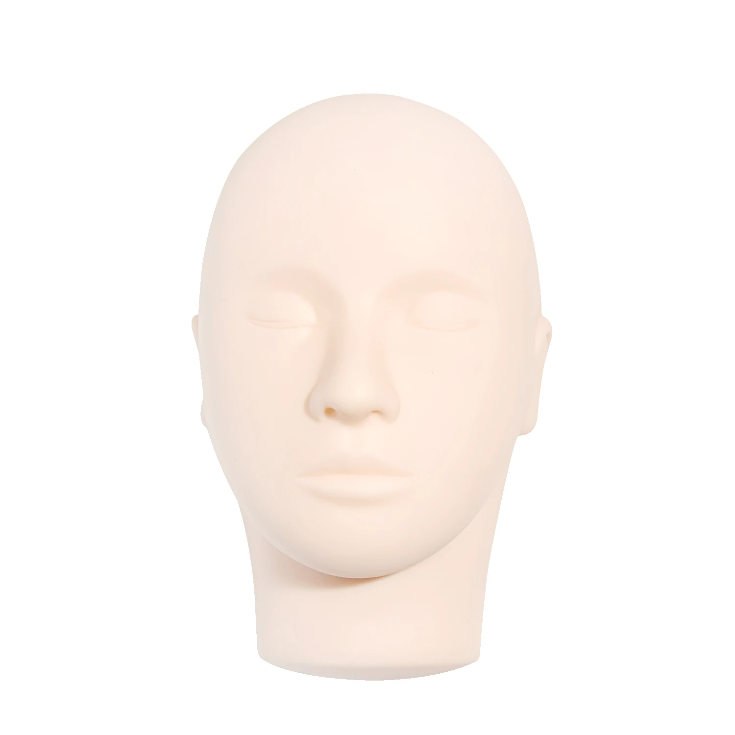 1pc Pro Training Mannequin Flat Head Eye Facial Eyelash Extensions Make Up Practice Head Makeup Training Model
