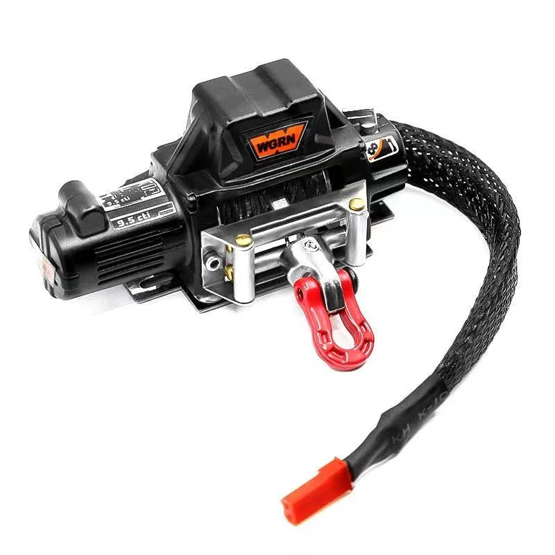 Sistema de control remoto inalámbrico de cabrestante de Metal para coche trepador de control remoto Axial SCX10 90046 Traxxas TRX4 TRX6 Gen8, piezas de mejora, 1:10