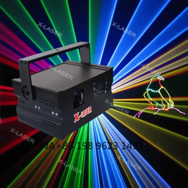 2W 3W 4W RGB Full Color Sky  Projector Outdoor Stage Light Disco KTV Christmas Party Event Lighting