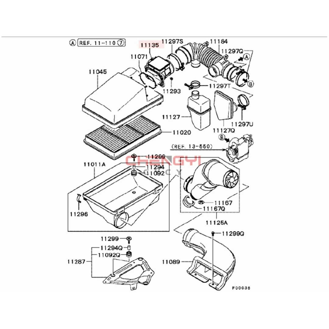 Auto Air Flow Meters MD336501 E5T08171 MAF Sensors Fit For Pajero Montero Sport K96W N84W V73W Outlander Galant 2003 2000