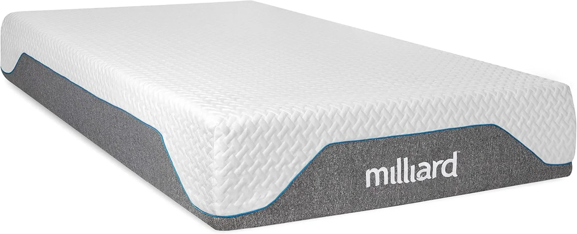 Milliard 10 Inch Semi Firm Memory Foam Mattress | CertiPUR-US Certified | Pressure Relieving (Queen)