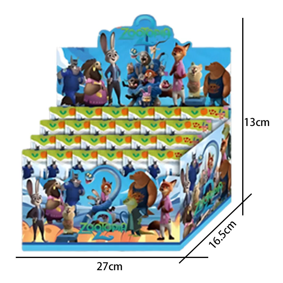 24 pièces Judy Nick Anime boîte aveugle figurines ensemble PVC modèles à collectionner jouet ornements cadeaux 5.3-8 cm