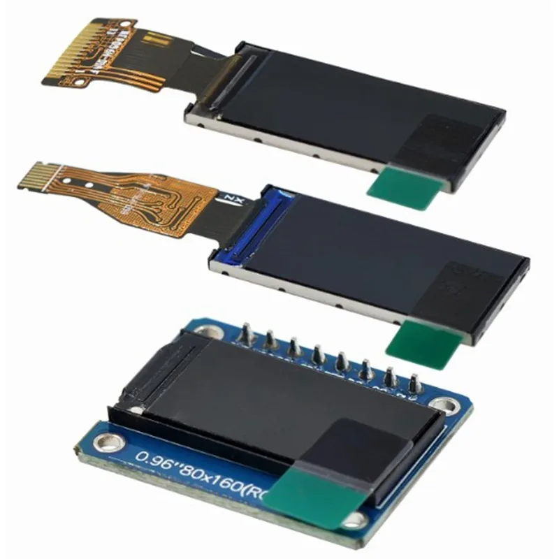 0.96 Inch TFT LCD Screen LCD Color Screen 80 * 160 Resolution ST7735 Drive High Definition IPS Screen