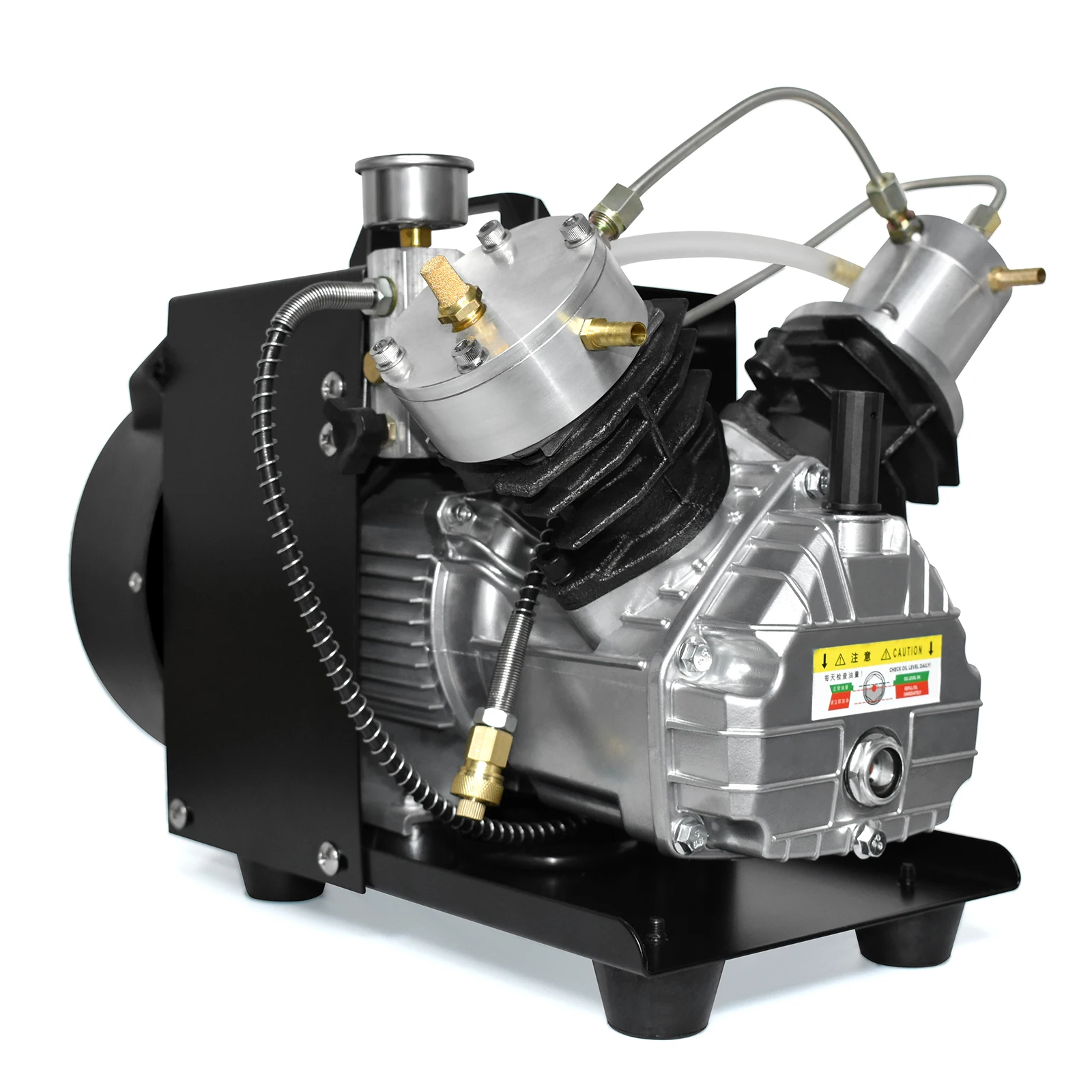 TUXING TXEDM041 300Bar PCP Air Compressor 4500Psi Diving Portable High Pressure Compressor for PCP Paintball Scuba 6.8L Tank