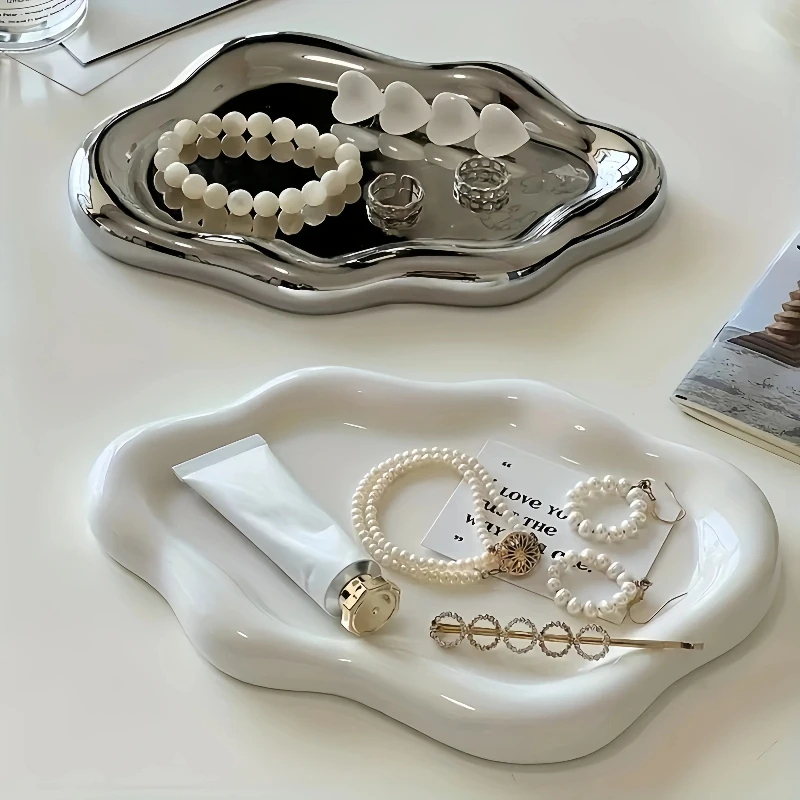 Plastic Trays, Photo Props, Jewelry Storage Plates, Display Plates, Light Luxury Accessories and Ornaments