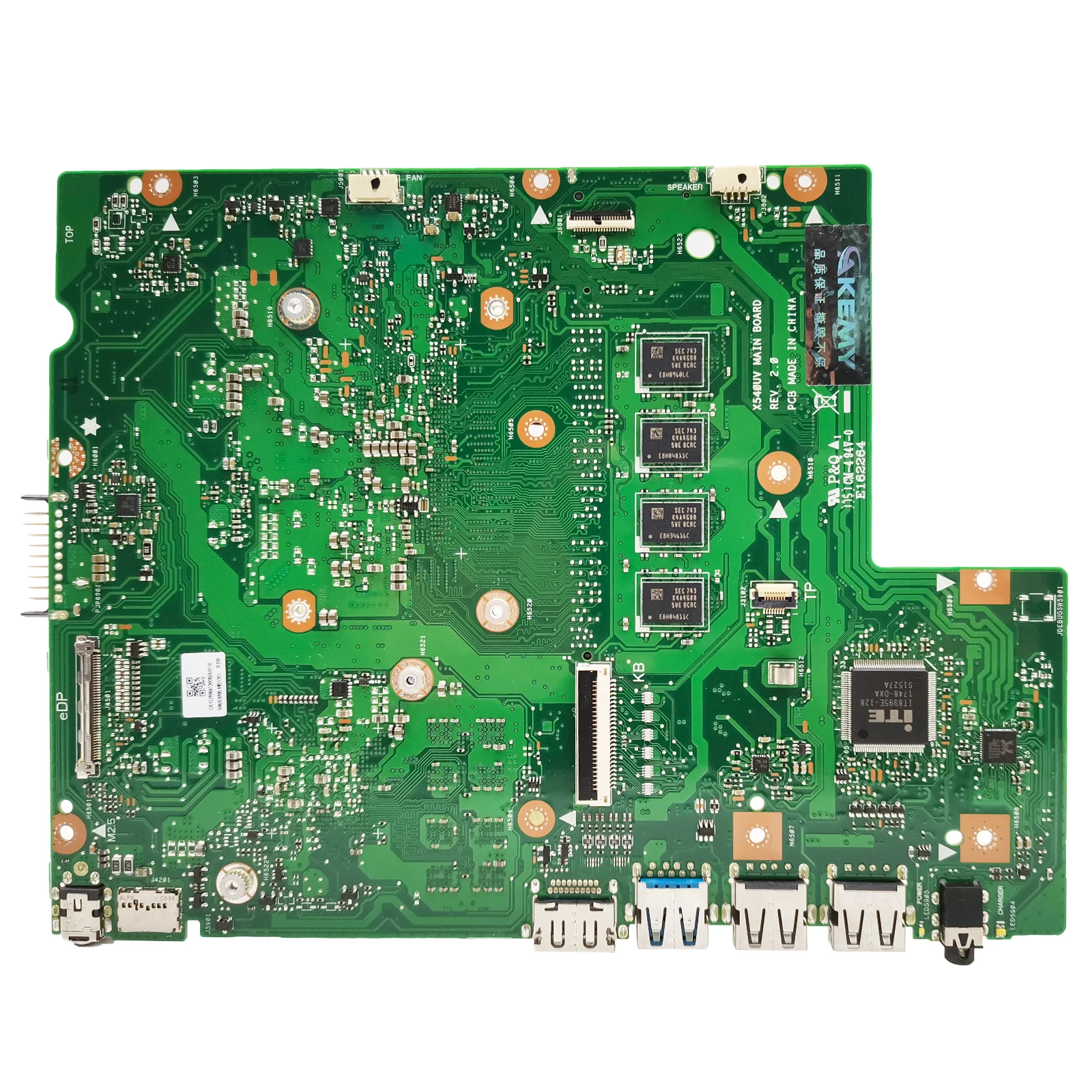 X540UV for ASUS X540UA X540UB X540UBR A540U X500U P540U K540U F540U Laptop Motherboard with i3 i5 i7 CPU 2G GPU