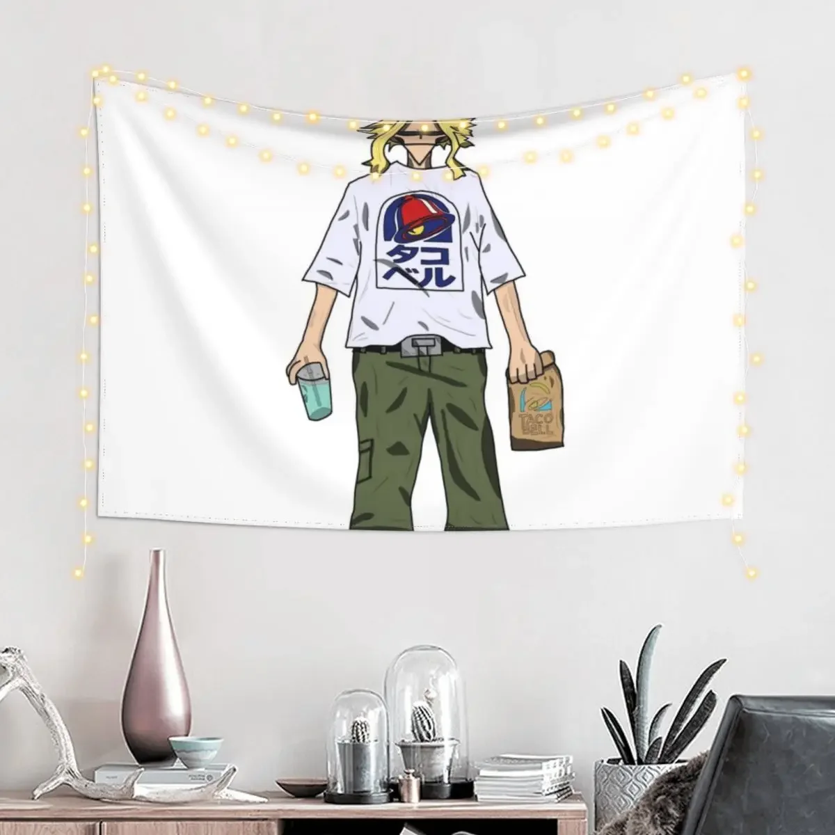 Taco Bell All Might (True Form) Tapestry Things To The Room Decoration Room Wall Coverings Tapestry