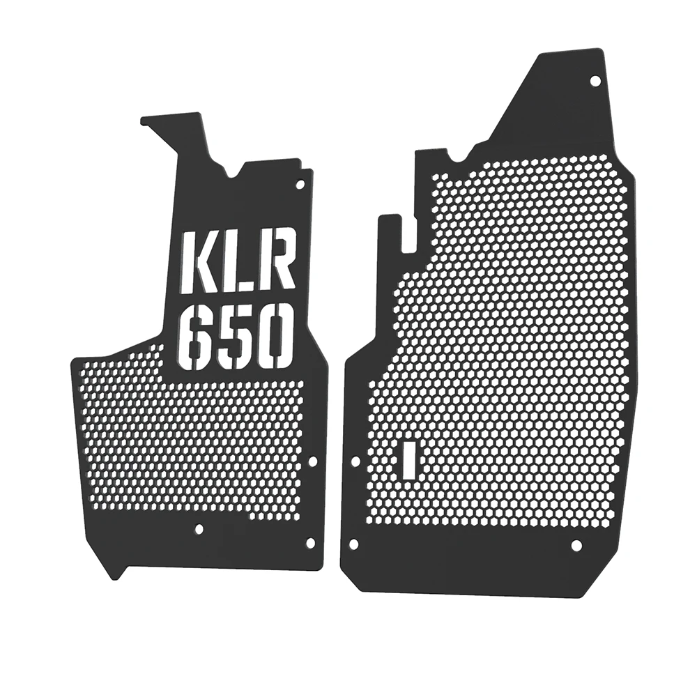 For Kawasaki KLR650 2008-2024 Radiator Guard Fork Stabilizer Luggage Holder Bracket Side Stand Enlarge Chain Guard Frame Cap Set