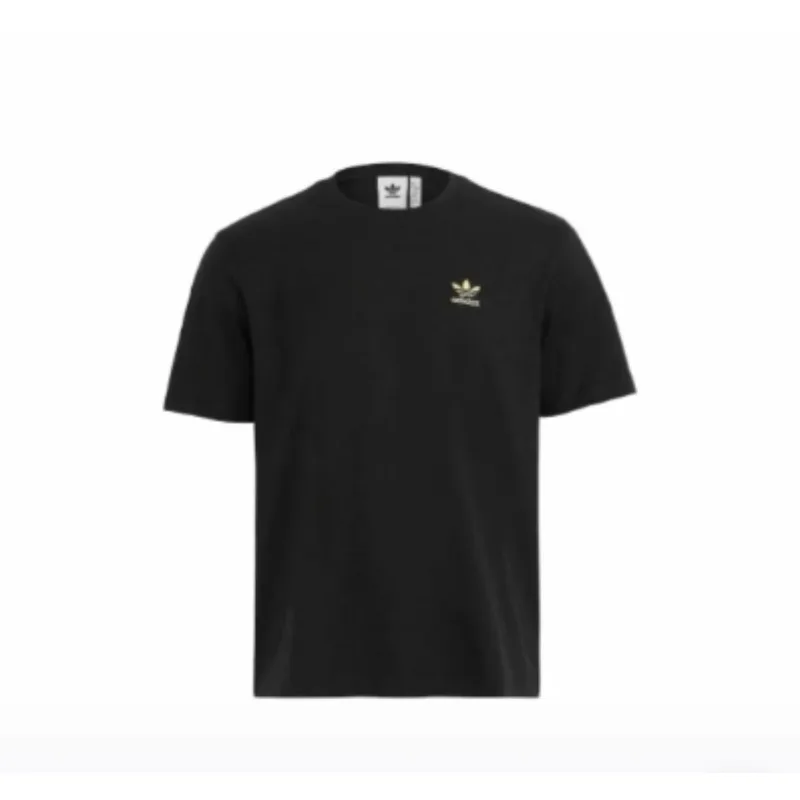 

Футболка adidas Originals с логотипом Trefoil мужская черная LA4842 | Повседневная футболка с коротким рукавом из хлопчатобумажной ткани