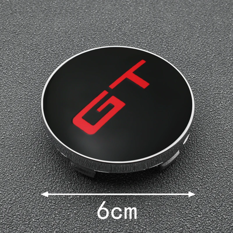 4Pcs 56mm 60mm Car Wheel Center Hub Caps Emblem Badge Covers Sticker For Kia GT Rio Sportage Picanto K5 Optima Ford Accessories