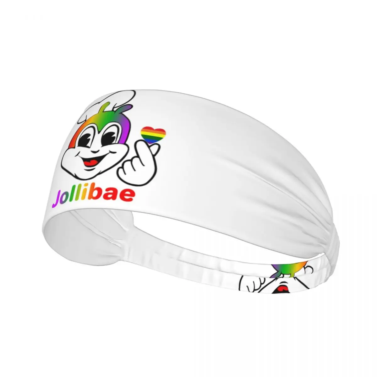 

Custom JOLLI BAE PRIDE JOLLIBEE Sweatband for Men Women Quick Drying Sports Sweatband Gym Yoga Running