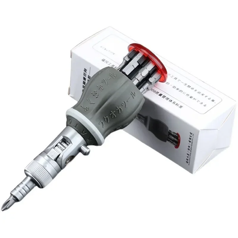 Multi-angle Ratchet Screwdriver Tool Set Plum Blossom Screwdriver Multi-function Special-shaped One-word Cross Screwdriver