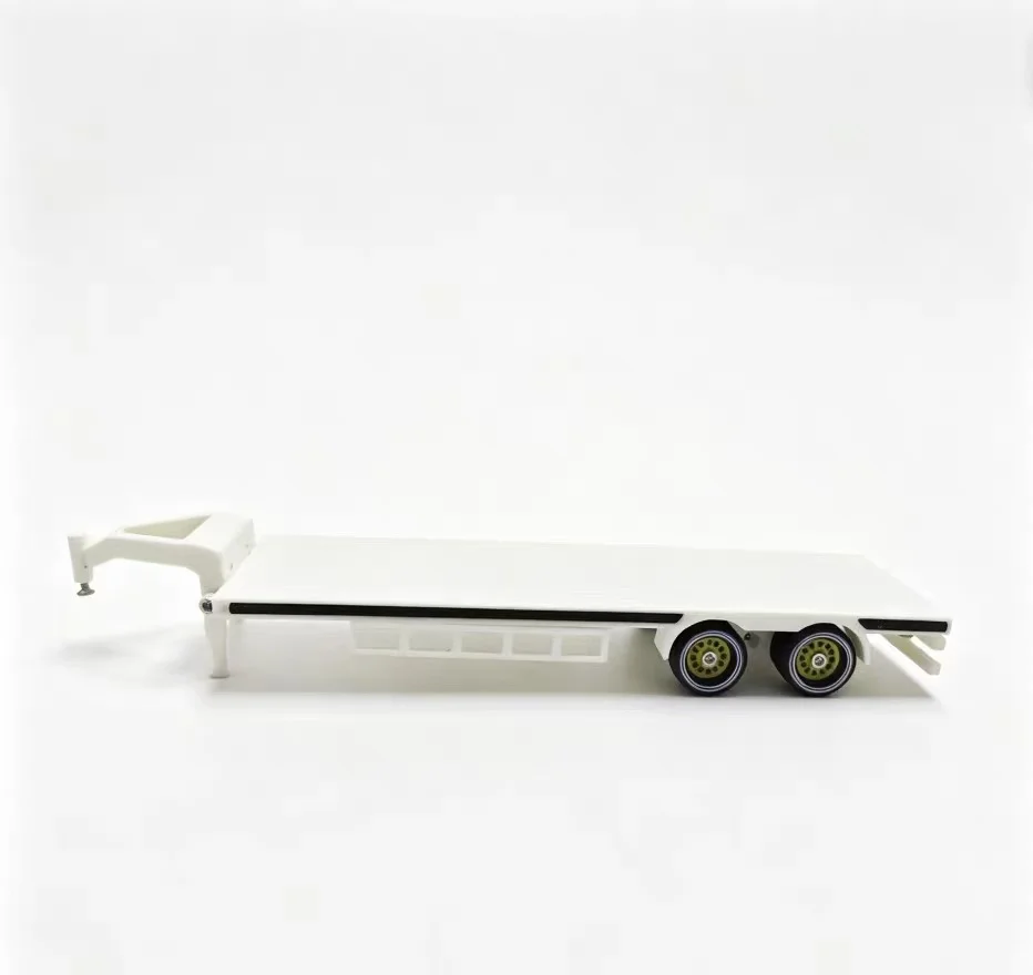 1/64 Scale Flatbed Trailer for Wen NanFeng Scania RC Truck Container Truck Trailer Parts Modification Accessories 3D Printed - view 4