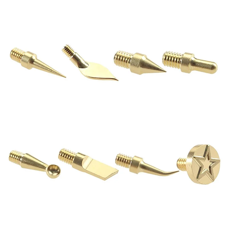 

A74E-Smoothing Finishing Tool 8Pcs Soldering Iron Tips For 3D Printer Welding Iron Kit For 3D Printing