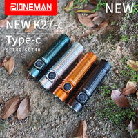 pioneman K27-C New high-light flashlight Type-c fast charging XHP50.3HI/SFT40