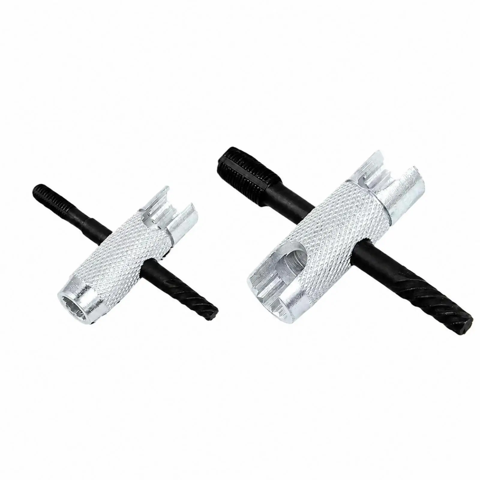 Grease Fitting Removal Tool Carbon Steel Spiral Drill Thread Cleaner for Trucks Excavators