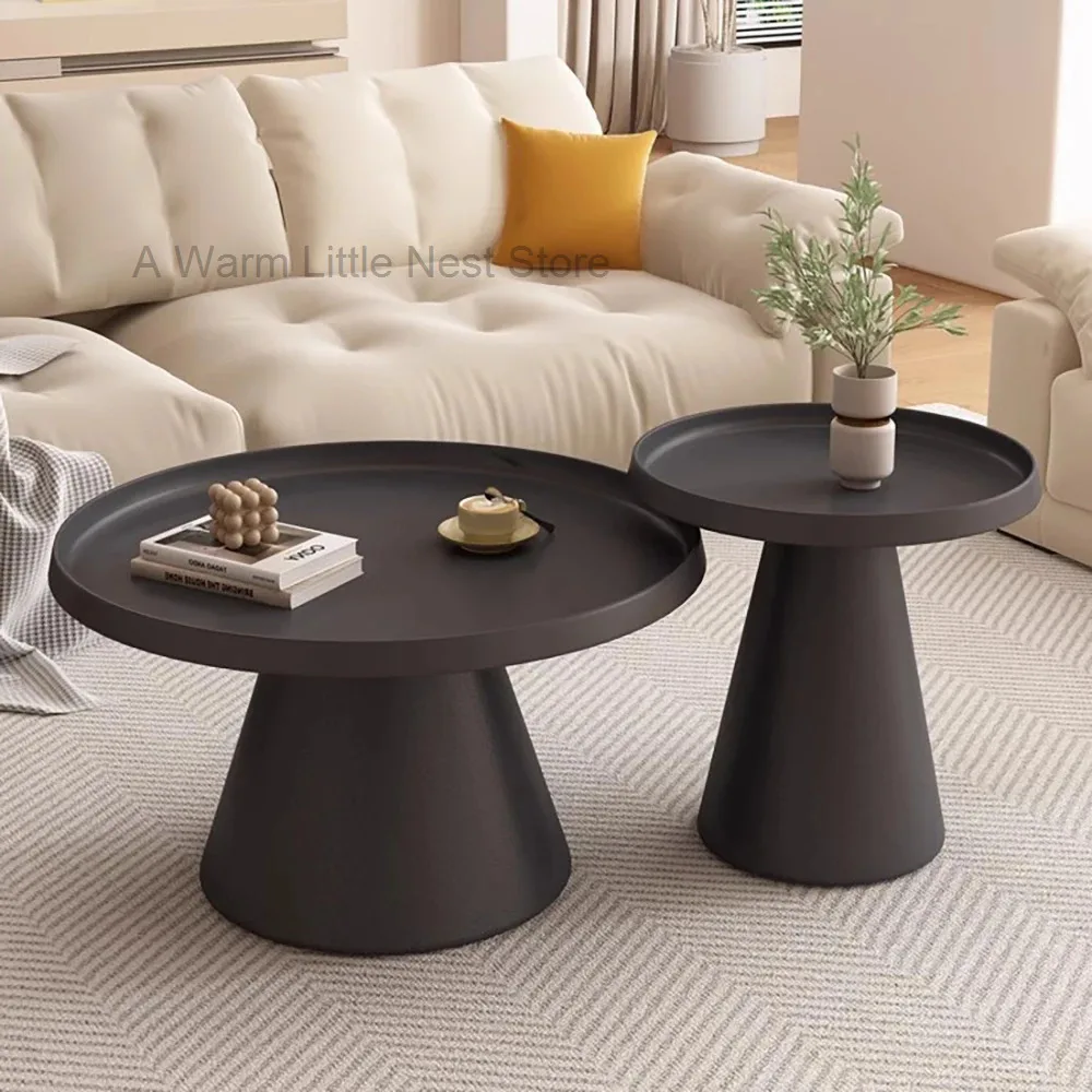 

Luxury Minimalist Side Table Aesthetic Design Modern Round Coffee Tables Glam Nordic Stolik Kawowy Living Room Furniture