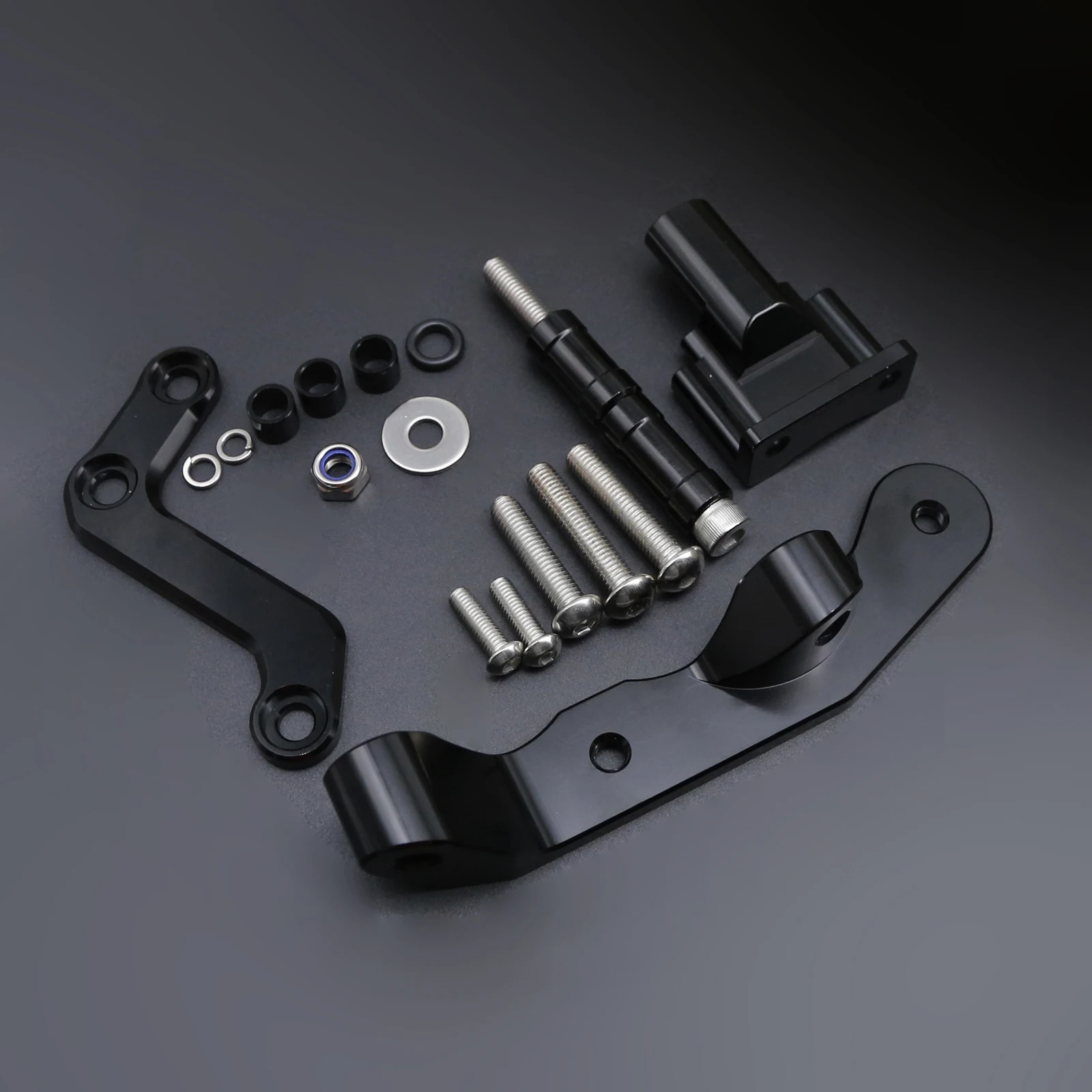 لياماها MT03 2020-2024 الكربون الألومنيوم دراجة نارية التوجيه المثبط استقرار قوس تصاعد عدة