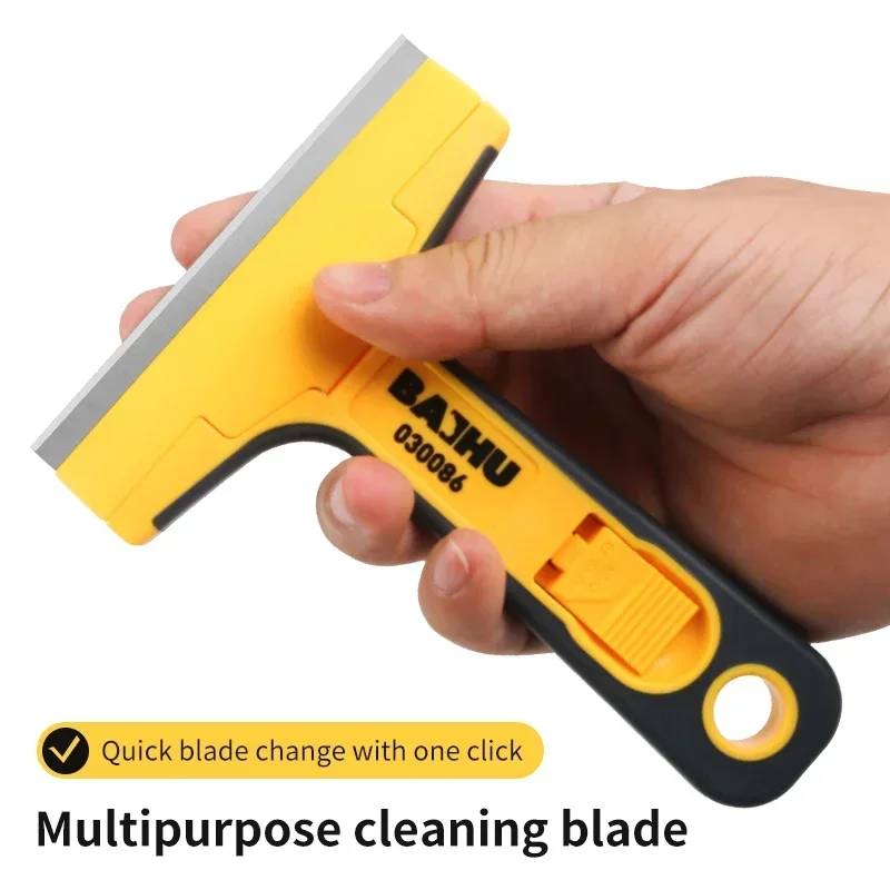 10cm Cleaning Shovel Cutter  Glass Floor Tiles Scraper Blade Seam Removal Portable Cleaning Knife Household Kitchen Hand Tool