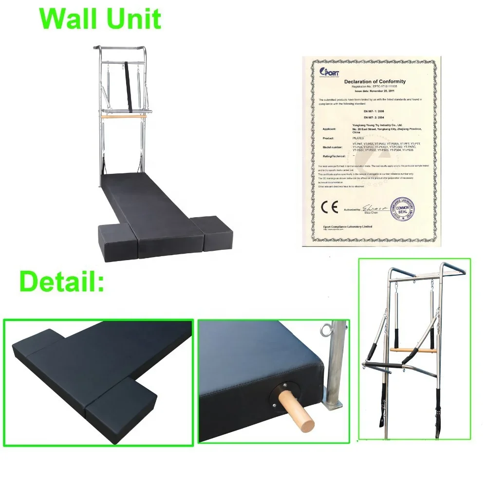 Direct Factory High Quality Pilates Machine Low Price Best Selling Pilates Wall Tower Professional Pilates Reformer Wall Unit