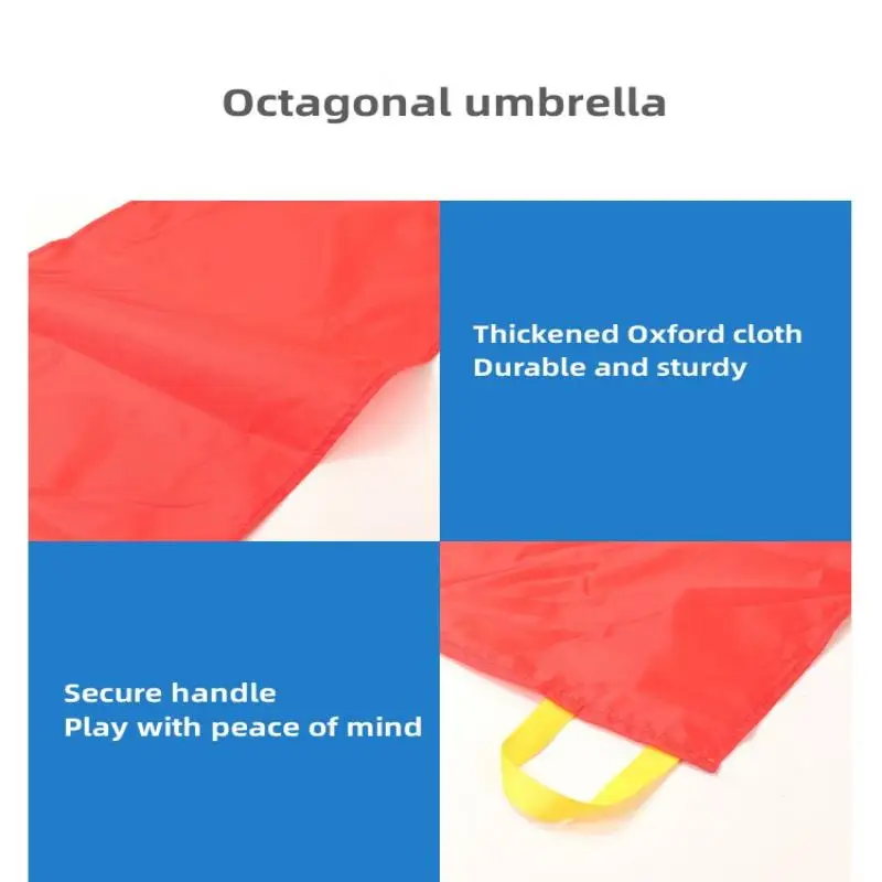 2.4m/3.6M Roll Ball Kid Outdoor Activity gioco di scuola materna Adult Company Team ottagonale giochi divertenti ombrello