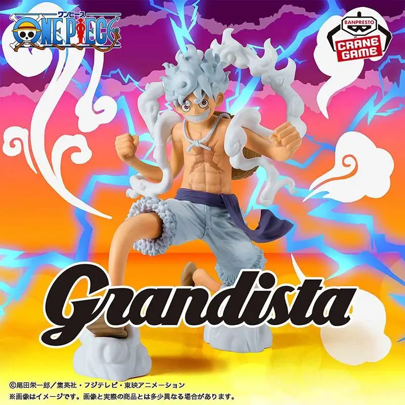 

21cm Original Banpresto One Piece Grandista Monkey D. Luffy Nika Form Anime Action Figure Model Toys Gift for Birthday Children