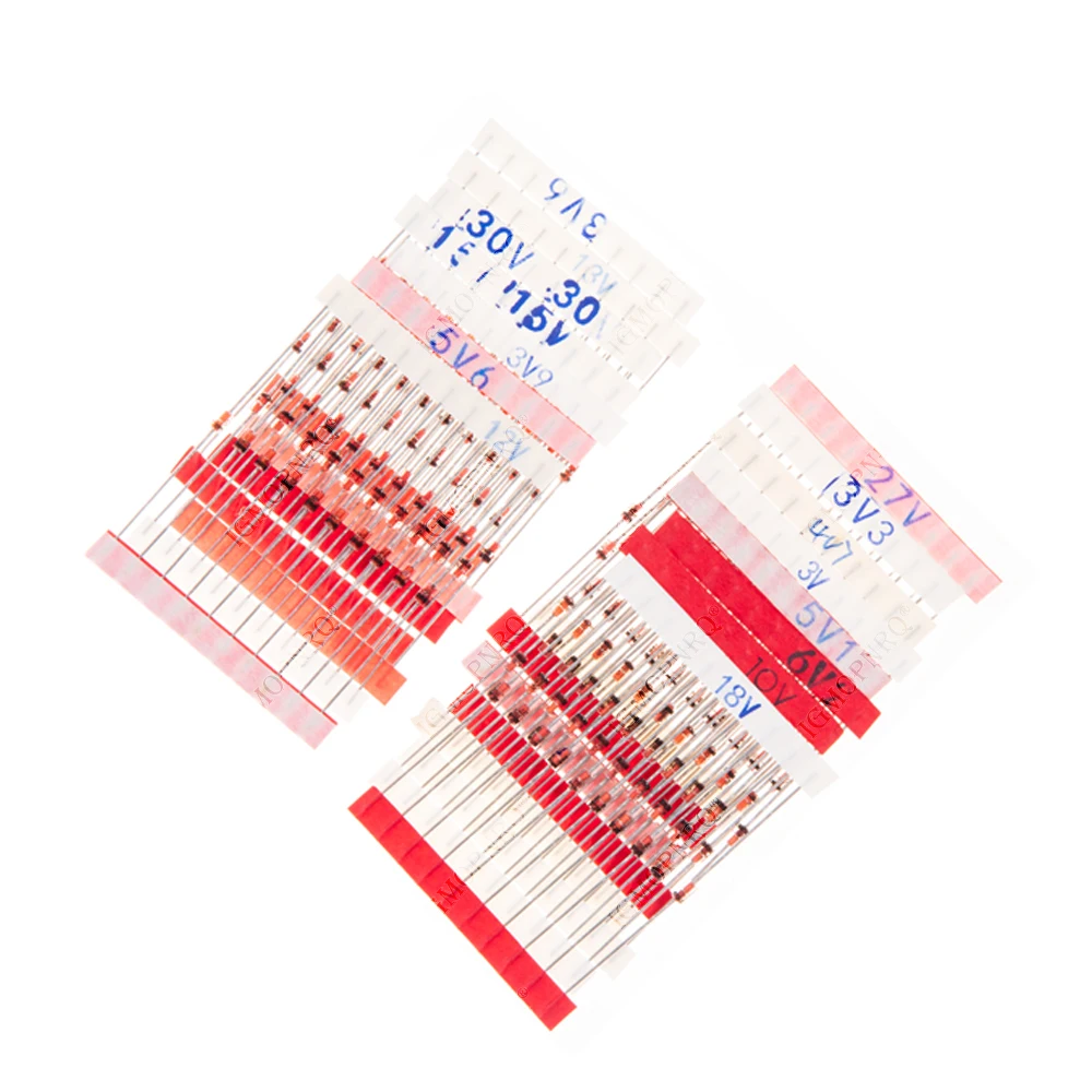 15values*10pcs=150pcs 1W Zener diode kit DO-41 3V-30V component diy kit 1N4727 1N4728 1N4729 1N4730 1N4732 1N4733 1N4734  1N4751