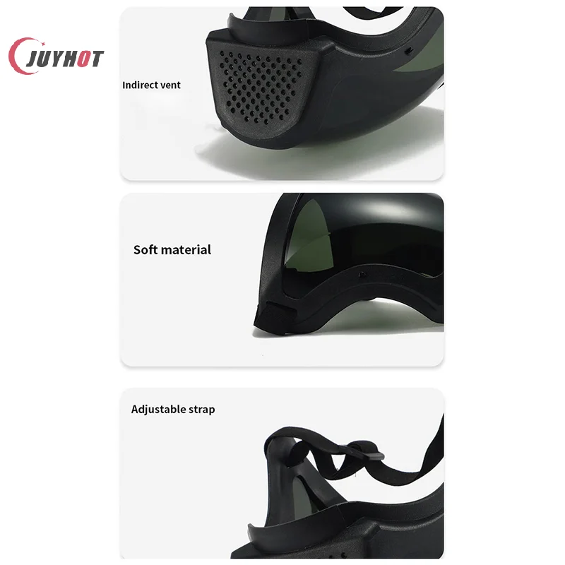 Welding Protective Mask Full Face Shield Protection Mask Transparent Work Facial Protector Outdoor Protective Welding Cap