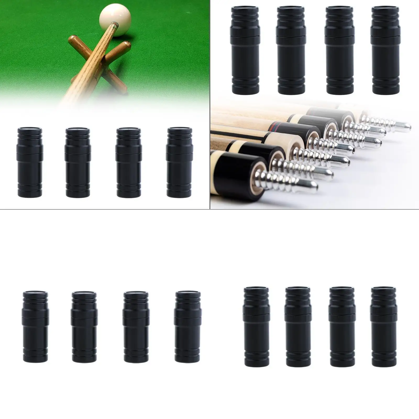 

4 шт. защитные приспособления для бильярдных кий для футляров для бильярдных кий