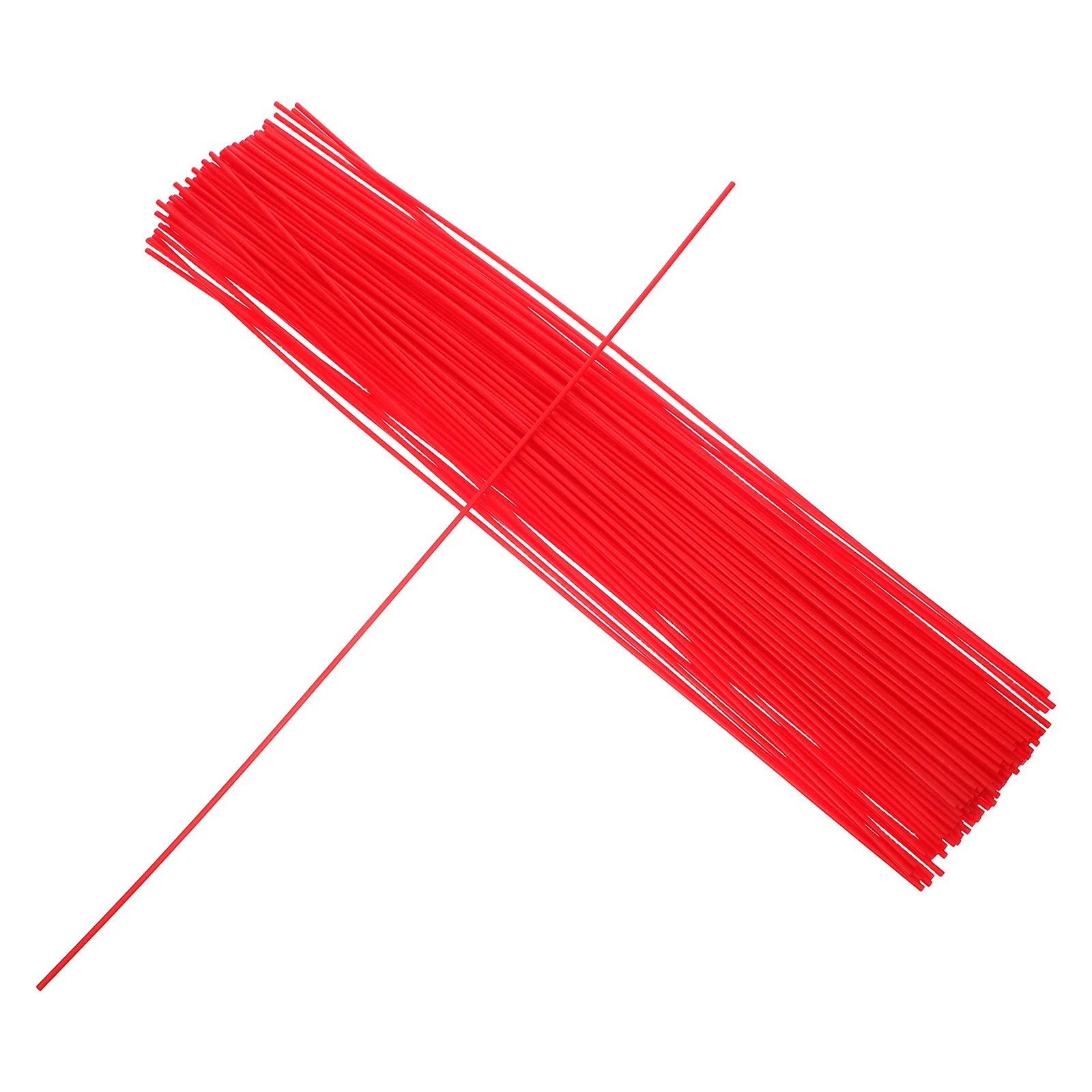 

100Pcs Red Plastic Spray Can Extension Straws Replacement Tip 500mm for Automotive Lubricant Cleaner Penetrating Oil