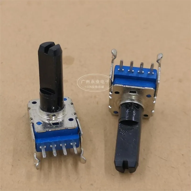 2 Piece RK11 Type Electronic Organ Slide Wheel Controller 4 Feet B103 Volume Adjustment Potentiometer B10K Half Shaft 18MM