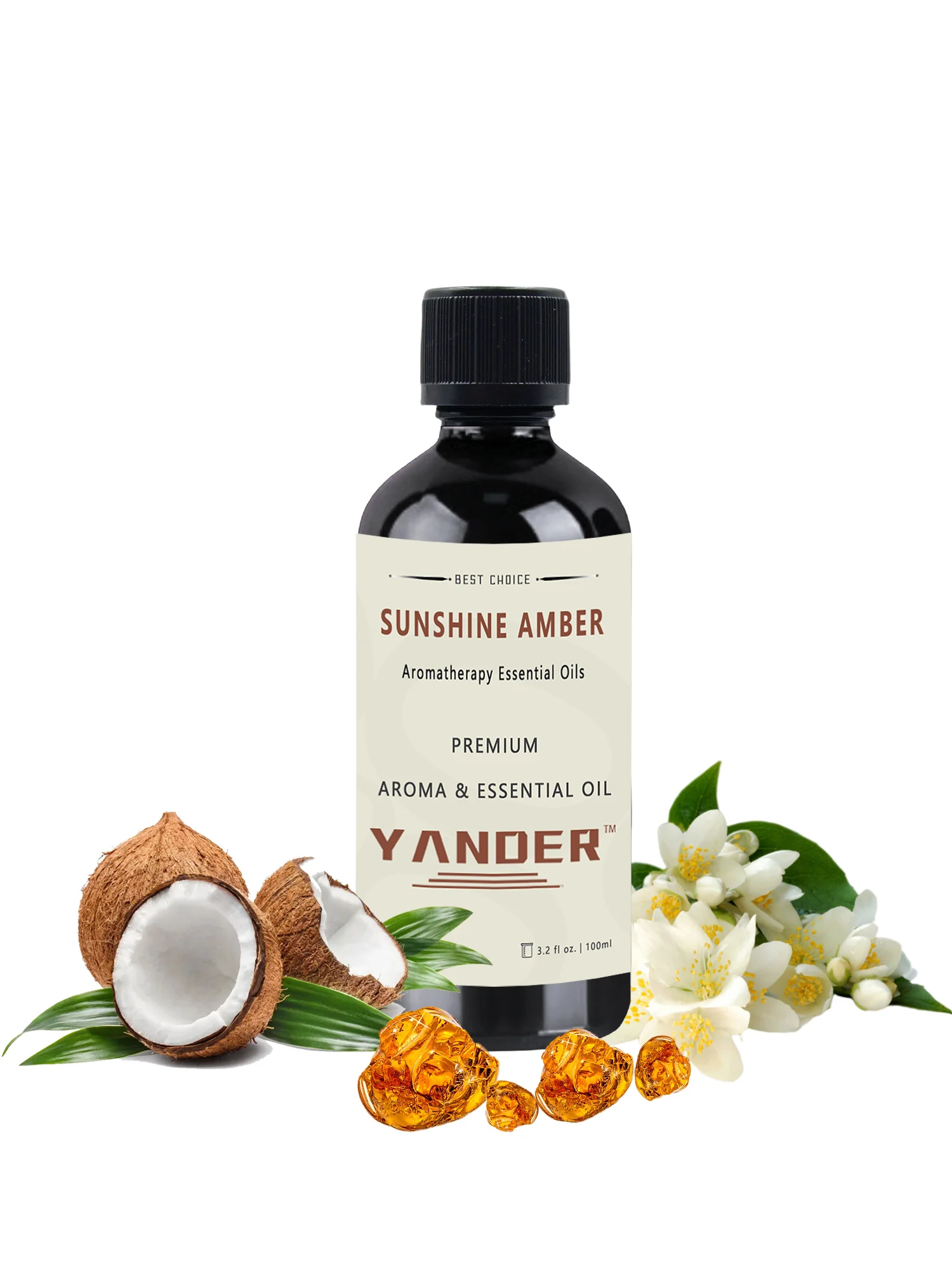 YANDER Sunshine Amber Essential Oil Cologne Branded Perfume Essential Oil Imagination Designer Perfume Oil For Soap Parfum