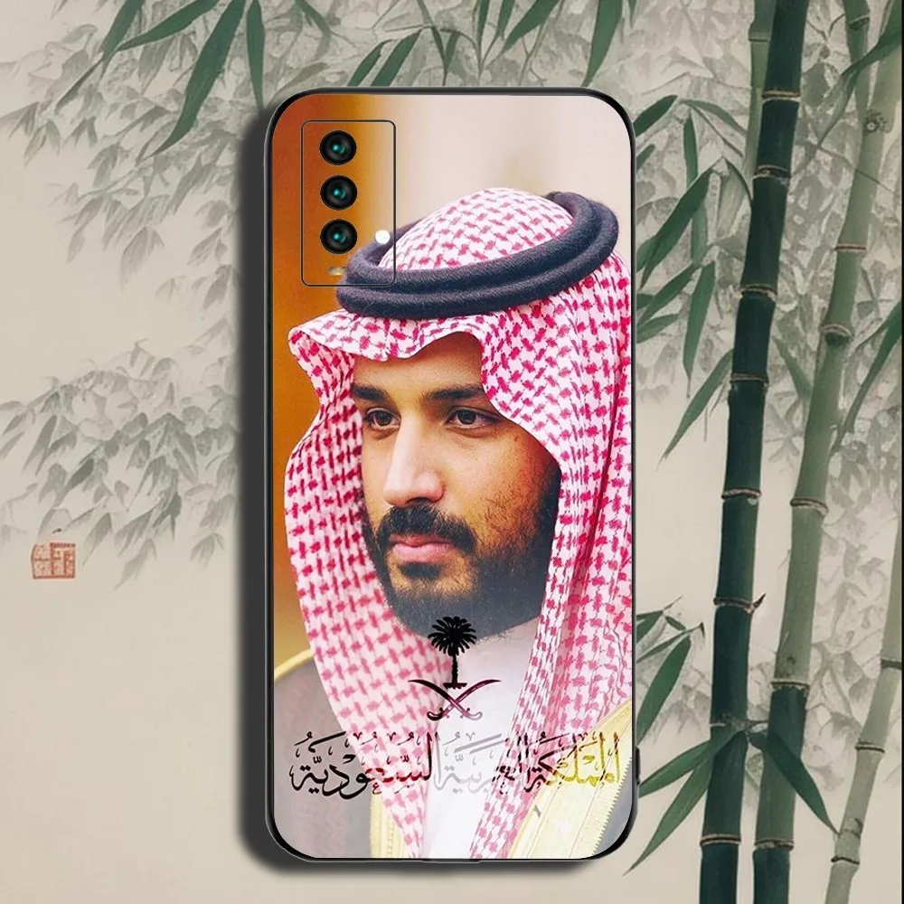 Muhammad Bin Salman funda de teléfono para Xiaomi 11 Redmi Note 11 5G 8T 9A 9 10T Note8Pro Note9 12SUltra, carcasa negra