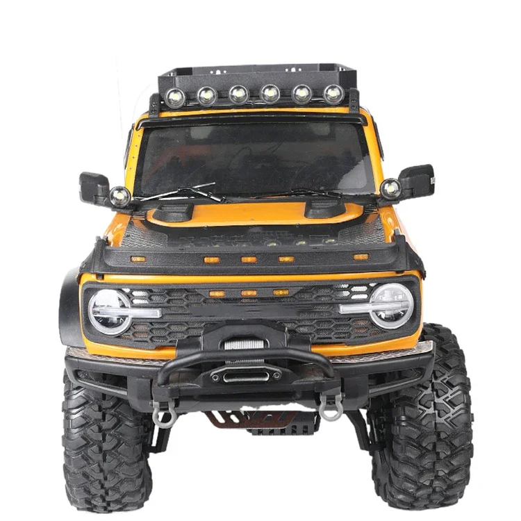 LED Front/rear Flowing Gravel Blocks Tail with Light Line for 1/10 RC Crawler Car Traxxas TRX4 BRONCO Accessories