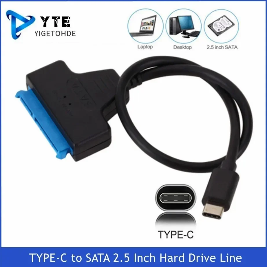 

YIGETOHDE USB 3.1 To SATA Easy Drive Line Desktop 2.5 Inchs Hard Drive Line Notebook Hard Drive Read Data High Speed Universal