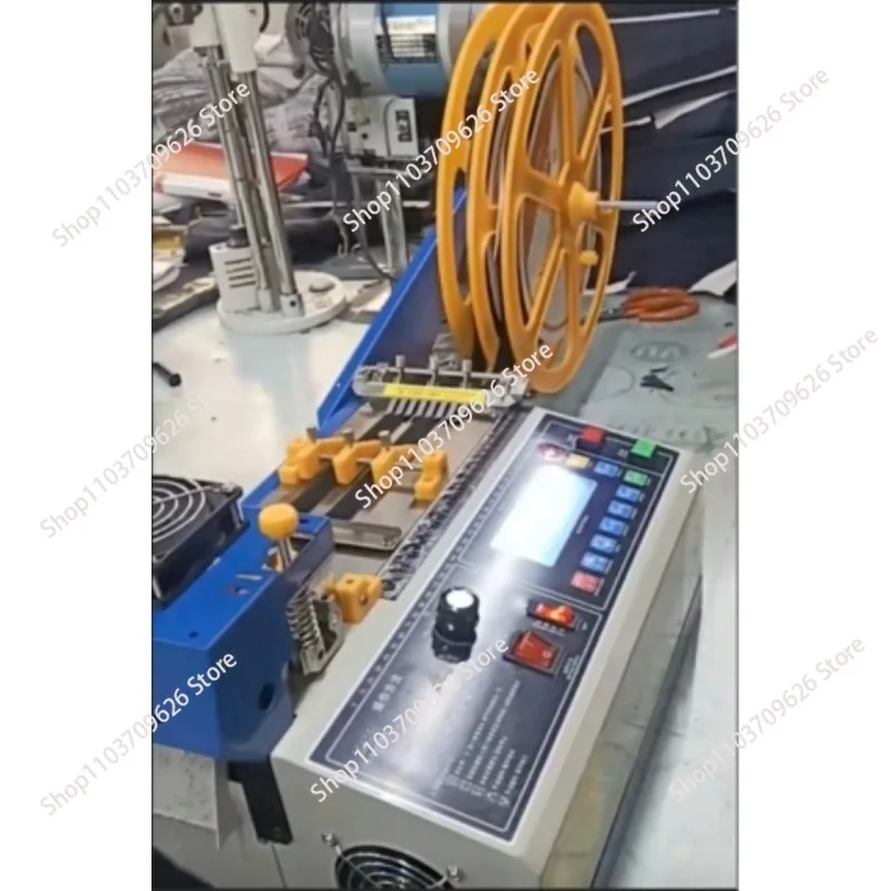New Hot HZX-100 Microcomputer Automatic Pipe Cutting Machine Heat-shrinkable Tube PE Hose Cutting Machine 110V/220V 350W 0-100MM