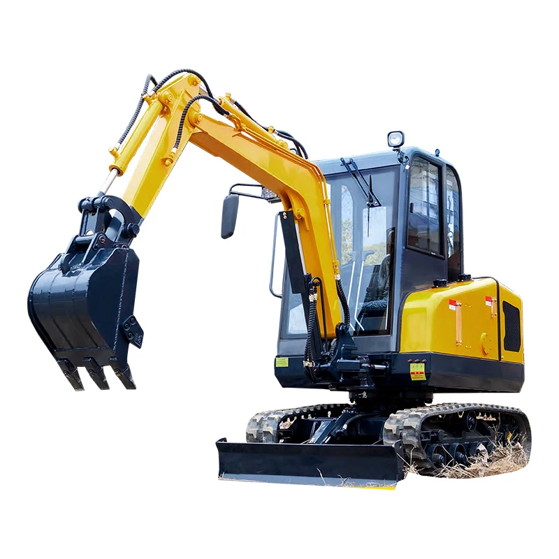 Mini Digger com Equipamento de Construção, 1 Tonelada, 2 Toneladas, EPA Micro Escavadeira, Vendido no Mundo Todo, Pode ser Instalado Em Todo o Mundo