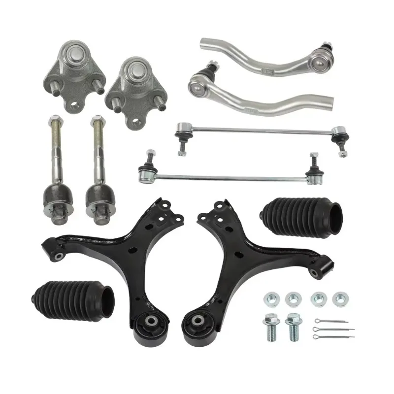 

MS601100 MS601101 ES800912 ES800913 EV800906 10pcs Front Control Arms W/ Ball Joints Sway Bar for Civic 2013-2015