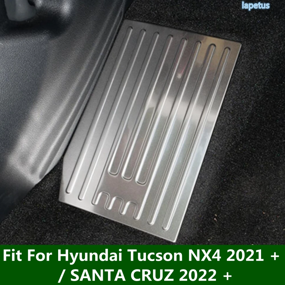 

Stainless Steel Foot Rest Pedals Plate Cover Trim Fit For Hyundai Tucson NX4 2021 - 2025 / SANTA CRUZ 2022 2023 Car Accessories