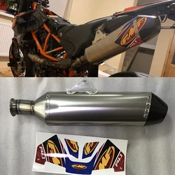 Titanium Alloy Motorcycle Exhaust Slip-on Middle Link Pipe for KTM 690 SMC R for KTM 690 Enduro R 2008-2022 Escape Moto Muffler