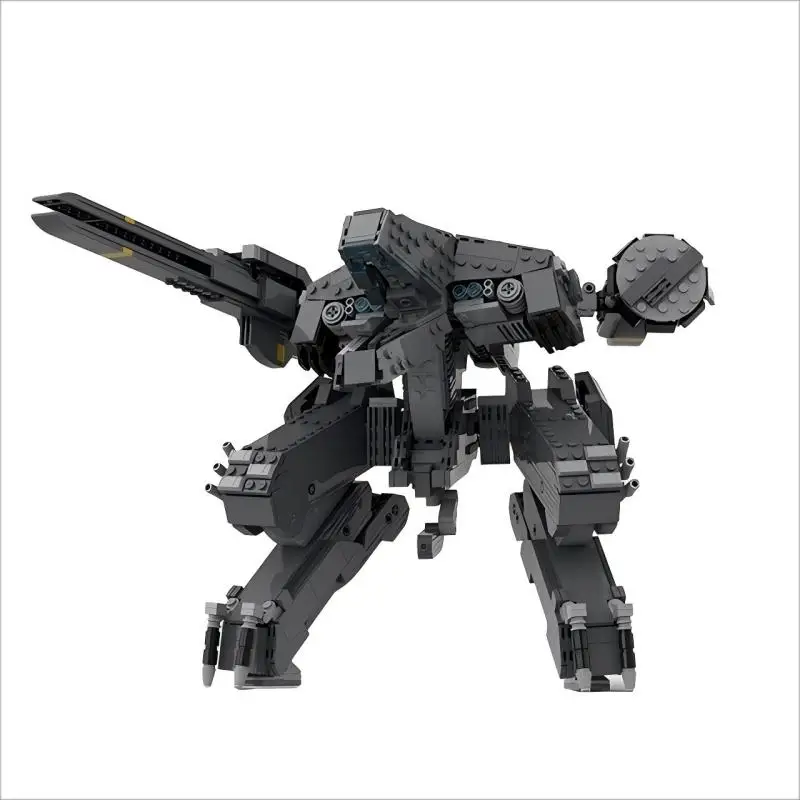 Building Block Set Creative MOC Metals Robot Battle Mecha Geared Robots Brick Model DIY Assemble Toy for Children Gift