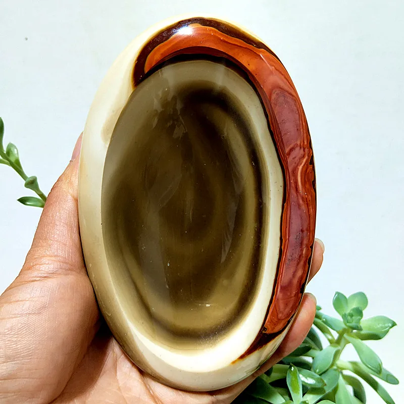 Natural Ocean Stone Crystal Bowl Or Ashtray Desk Home Room Decor Magic Meditation Healing Energy Feng Shui Crystals