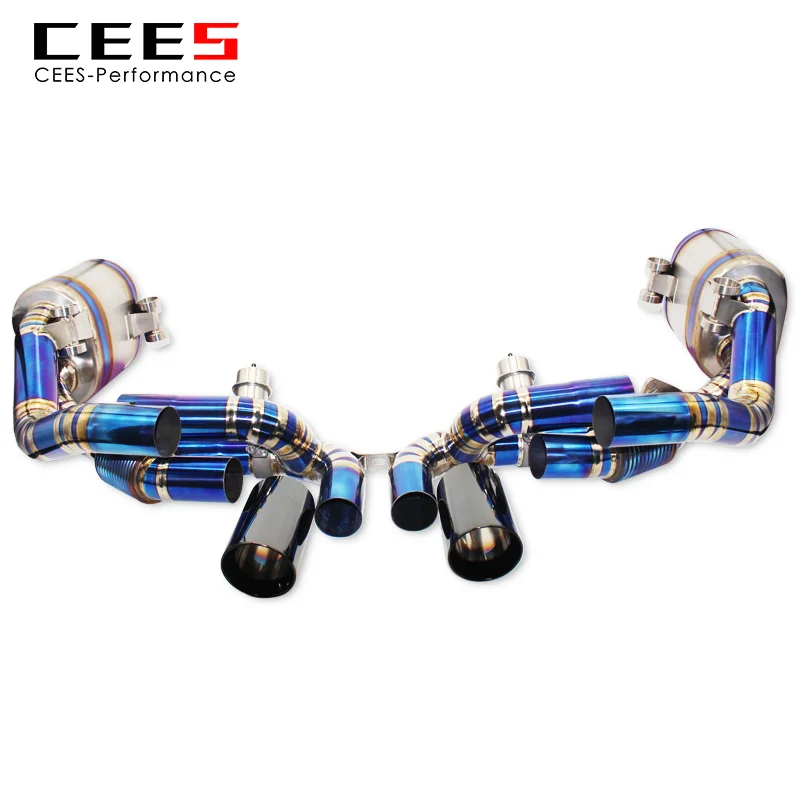 

CEES Catback Exhaust For Porsche 911 991.1 3.4/3.8 2012-2015 Upgrade GT3 Performance Tuning Valve Muffler Escape