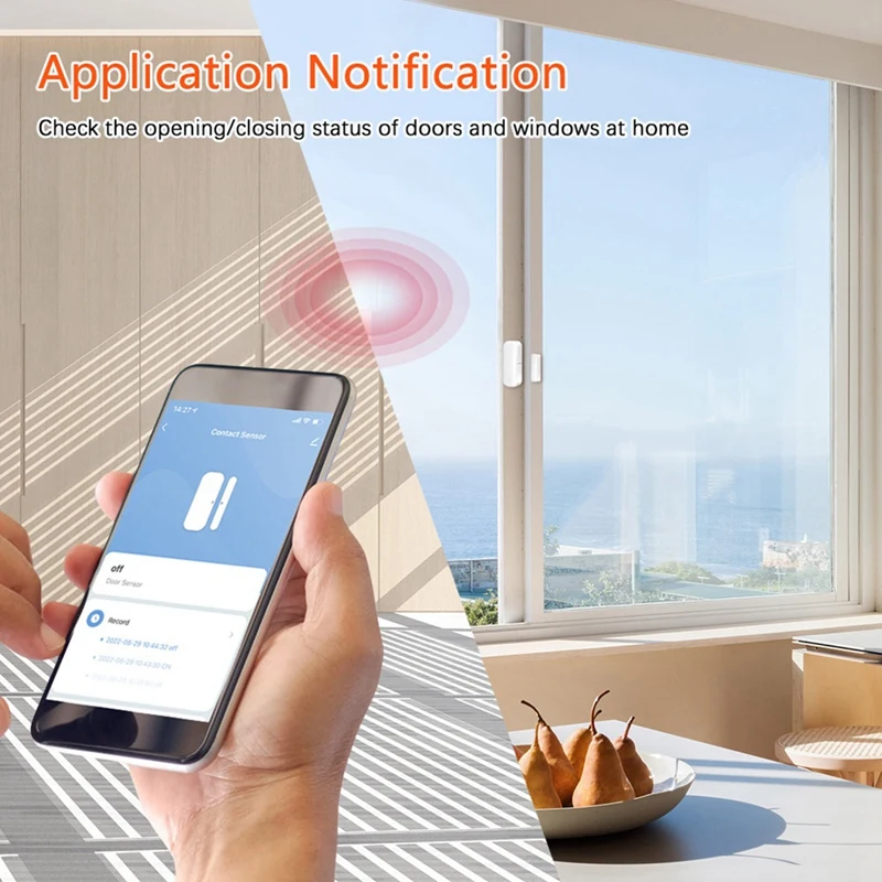 Zigbee Door Sensor Window Sensor Tuya Door Opener Detector Wireless Smart Door Sensor Alarm For Home Security&Automation