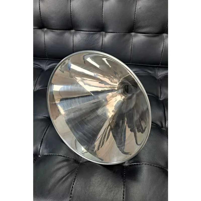 304 Stainless Steel Food Machinery Funnel Conical Hopper Large Diameter Feeding Blanking Sanitary Funnel 7 Liters  1pcs